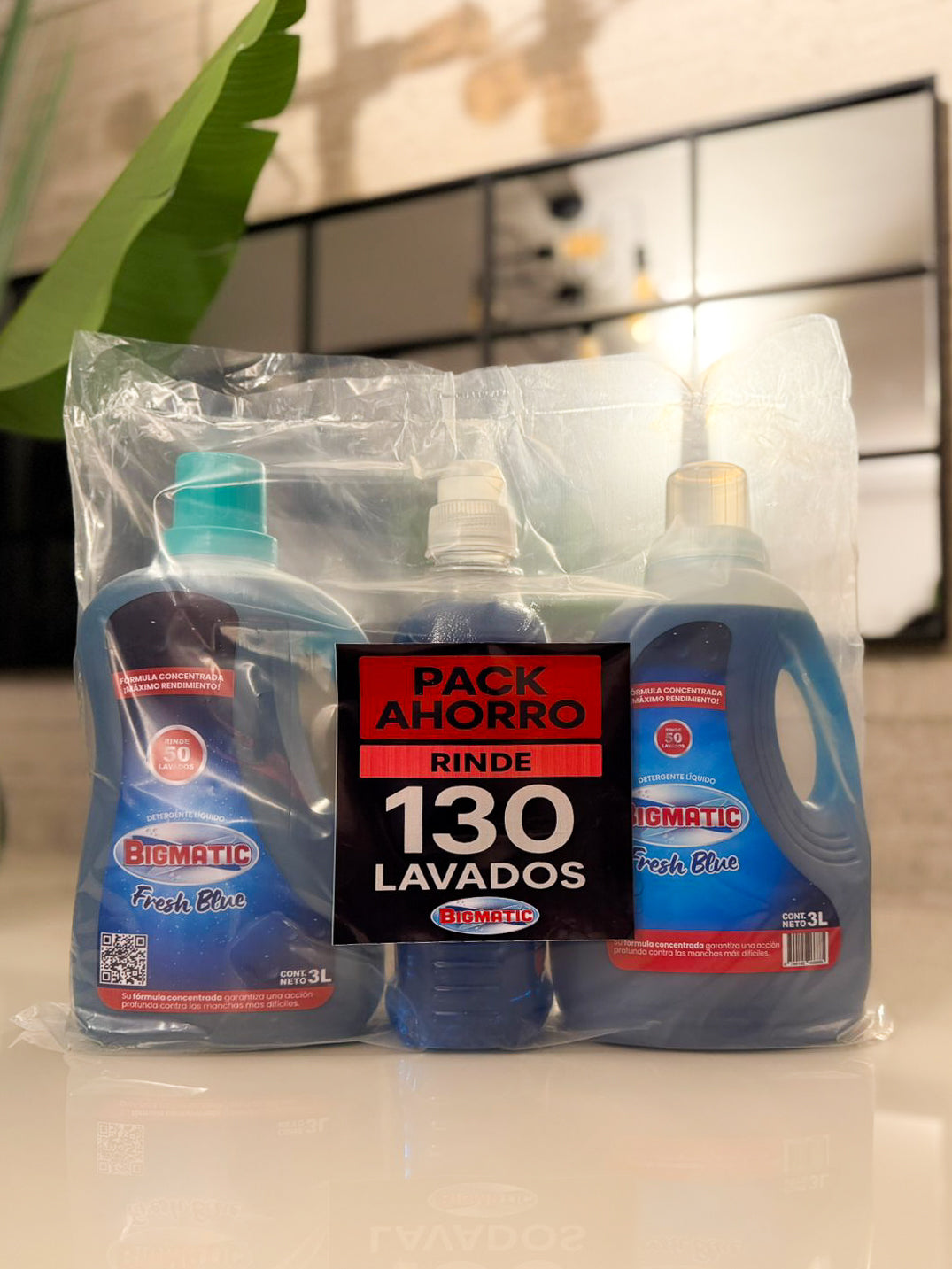 Pack Ahorro Bigmatic 8 LITROS Rinde 130 lavados